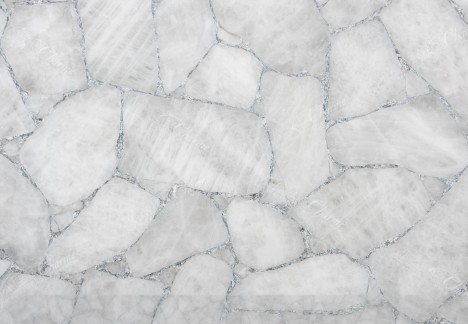 Quartz White With Silver - Detail