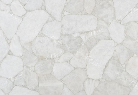 Quartz White Leather Finish - Detail