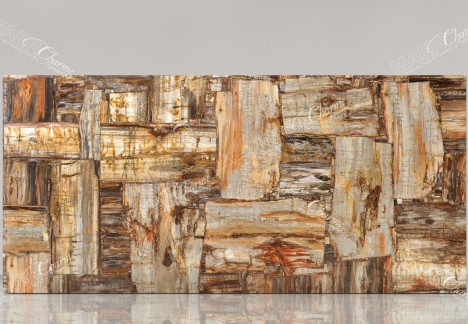 Petrified Wood Brown Retro