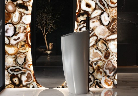 Agate Natural Multicolour - Backlit