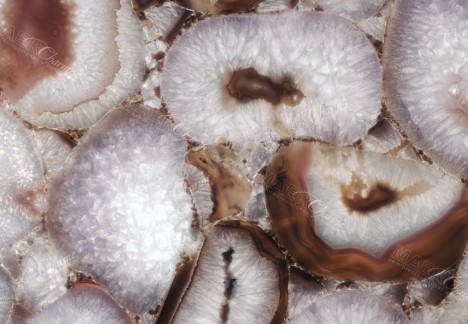 Agate White Lilac - Detail Backlit