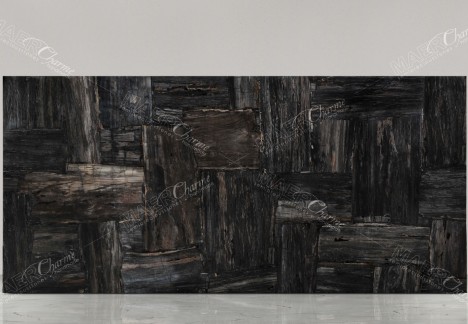 Petrified Wood Black Retro