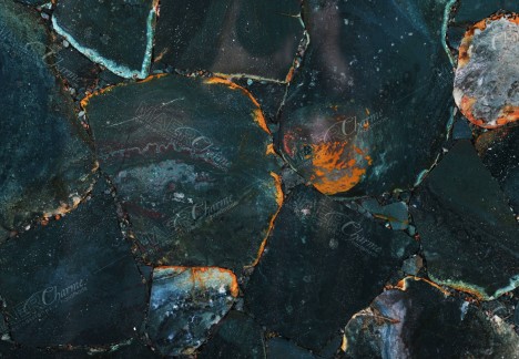 Agate Green Dark - Detail