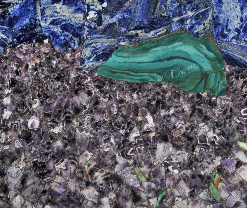 The Field with Irises - Detail